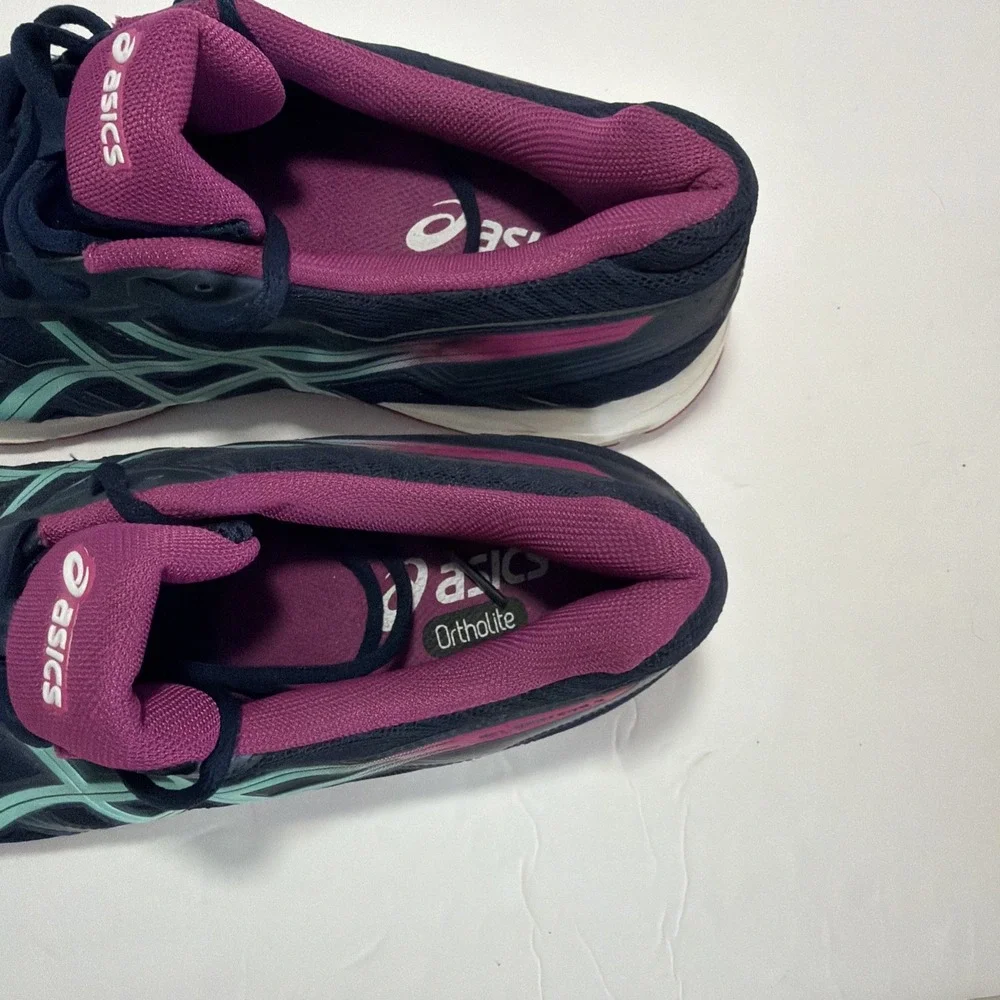 ASICS Gel-Contend 4 Ortholite Running Athletic Shoes Blue T765N Women's Size 12